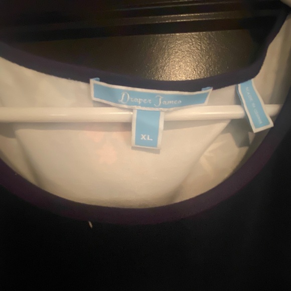 Draper James Navy Floral Dress Sz XL - Picture 4 of 4